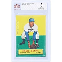 Ernie Banks Chicago Cubs 1964 Topps Stand Ups #7 BVG Authenticated 8 Card