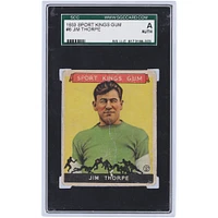 Jim Thorpe Canton Bulldogs 1933 Sport Kings Gum #6 SGC Authenticated Rookie Card