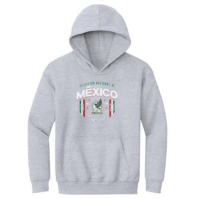 Youth 500 Level Gray Mexico National Team 1923 Pullover Hoodie