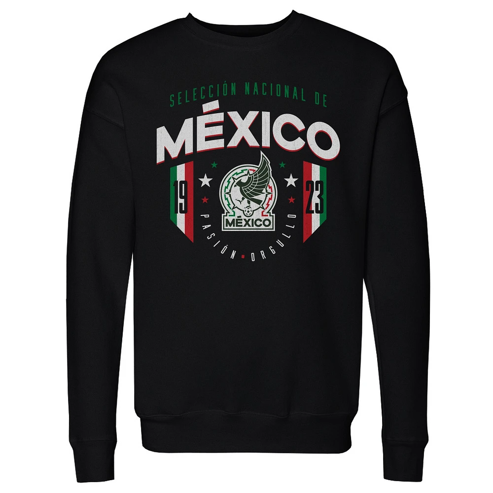 Men's 500 Level Black Mexico National Team 1923 Pullover Sweatshirt