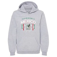Men's 500 Level Gray Mexico National Team 1923 Pullover Hoodie