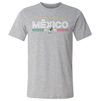 Men's 500 Level  Heather Gray Mexico National Team Inline T-Shirt