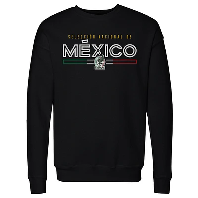 Men's 500 Level  Black Mexico National Team Inline Pullover Sweatshirt
