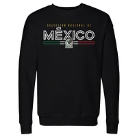 Men's 500 Level  Black Mexico National Team Inline Pullover Sweatshirt