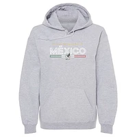 Men's 500 Level  Gray Mexico National Team Inline Pullover Hoodie