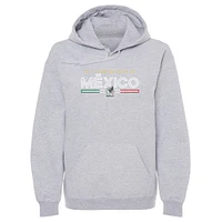 Men's 500 Level  Gray Mexico National Team Inline Pullover Hoodie
