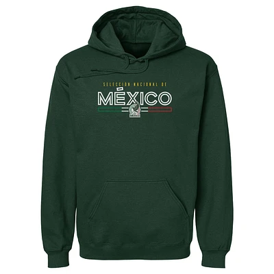 Men's 500 Level  Forest Green Mexico National Team Inline Pullover Hoodie