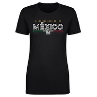 Women's 500 Level  Black Mexico National Team Inline T-Shirt