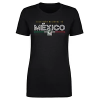 Women's 500 Level  Black Mexico National Team Inline T-Shirt
