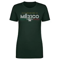 Women's 500 Level  Forest Green Mexico National Team Inline T-Shirt