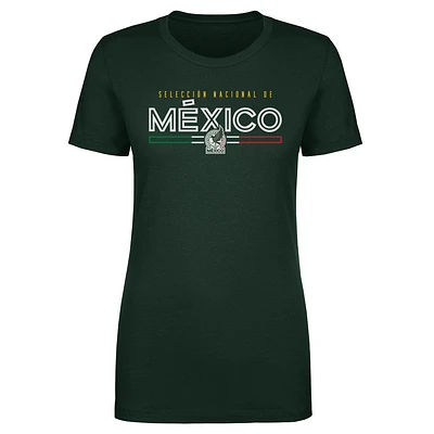 Women's 500 Level  Forest Green Mexico National Team Inline T-Shirt