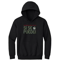 Youth 500 Level  Black Mexico National Team Si Se Puede Inline Bold Pullover Hoodie
