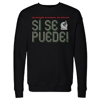 Men's 500 Level  Black Mexico National Team Si Se Puede Inline Bold Pullover Sweatshirt