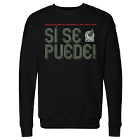 Men's 500 Level  Black Mexico National Team Si Se Puede Inline Bold Pullover Sweatshirt