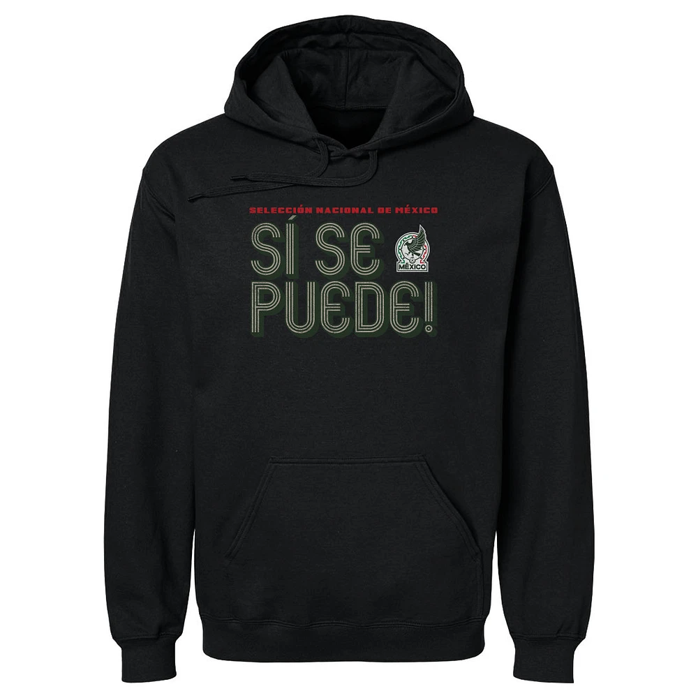 Men's 500 Level Mexico National Team Si Se Puede Inline Bold Pullover Hoodie