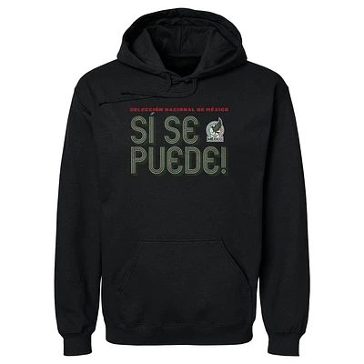 Men's 500 Level Mexico National Team Si Se Puede Inline Bold Pullover Hoodie