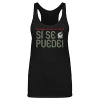 Women's 500 Level Mexico National Team Si Se Puede Inline Bold Tri-Blend Racerback Tank Top