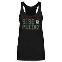 Women's 500 Level Mexico National Team Si Se Puede Inline Bold Tri-Blend Racerback Tank Top