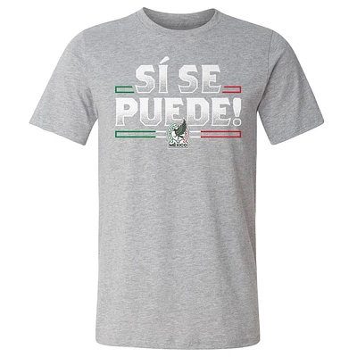 Men's 500 Level  Heather Gray Mexico National Team Si Se Puede T-Shirt