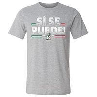 Men's 500 Level  Heather Gray Mexico National Team Si Se Puede T-Shirt