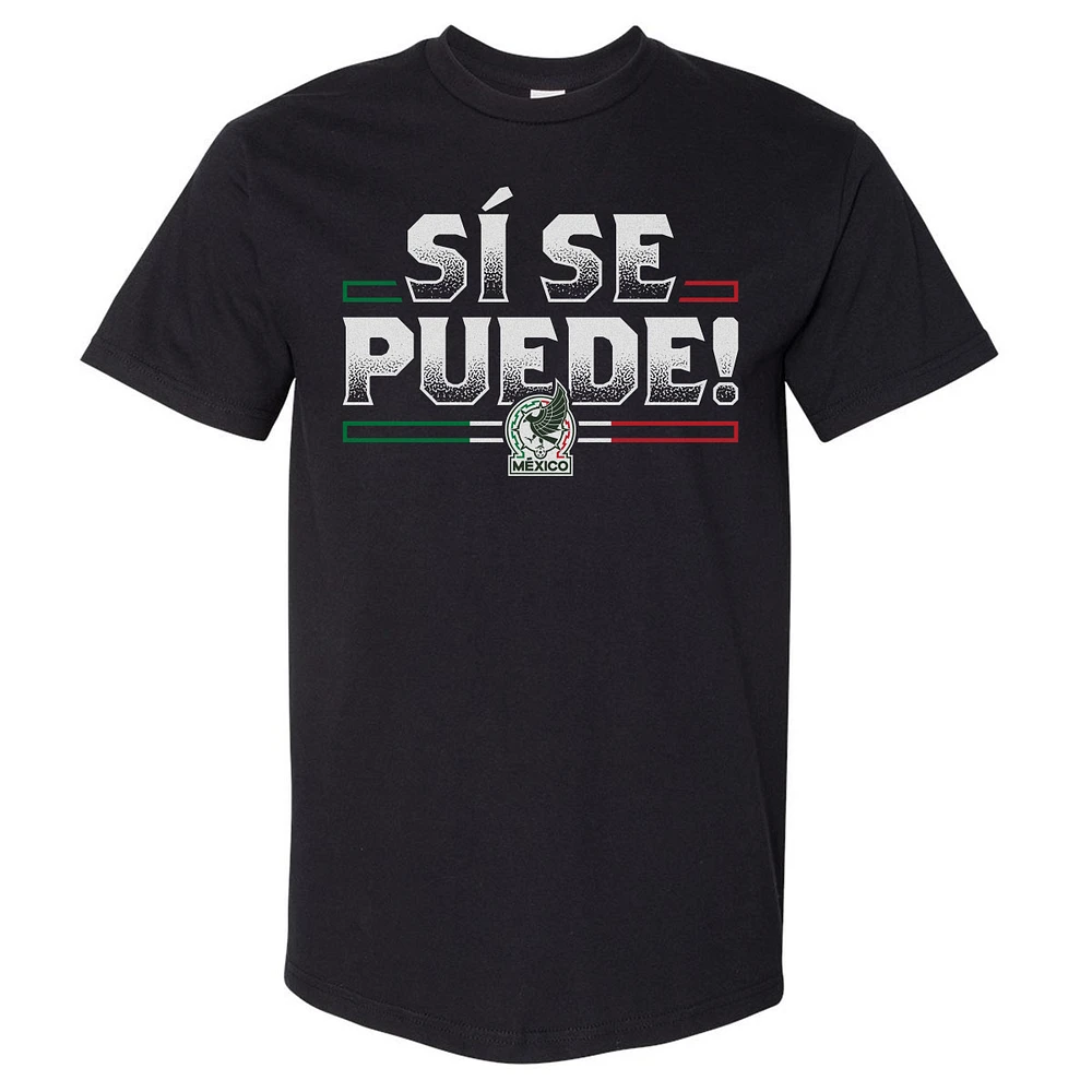 Men's 500 Level Black Mexico National Team Si Se Puede Heavyweight T-Shirt
