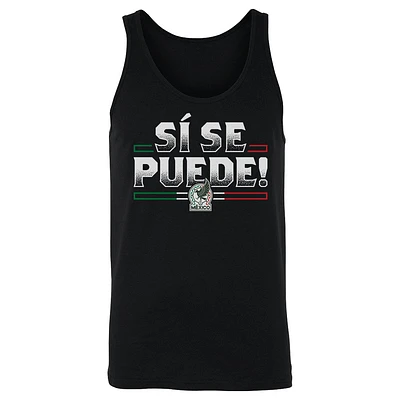 Men's 500 Level  Black Mexico National Team Si Se Puede Tank Top