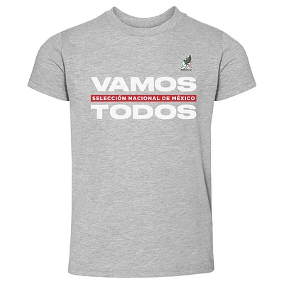 Toddler 500 Level  Heather Gray Mexico National Team Vamos Todos T-Shirt