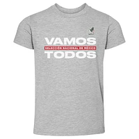 Toddler 500 Level  Heather Gray Mexico National Team Vamos Todos T-Shirt