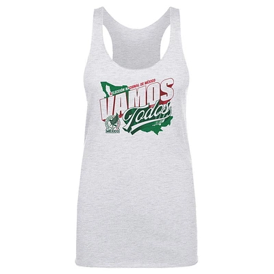 Women's 500 Level Gray Mexico National Team Vamos Todos Country Tri-Blend Tank Top