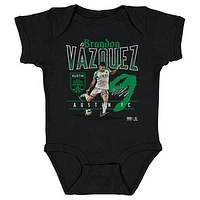 Infant 500 Level Brandon Vazquez Black Austin FC Feature Bodysuit