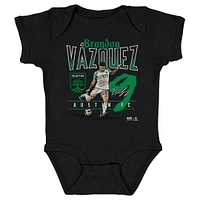 Infant 500 Level Brandon Vazquez Black Austin FC Feature Bodysuit