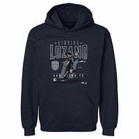 Men's 500 Level Hirving Lozano Navy San Diego FC Feature Pullover Hoodie
