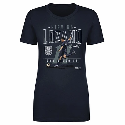 Women's 500 Level Hirving Lozano Navy San Diego FC Feature T-Shirt