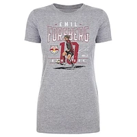 Women's 500 Level Emil Forsberg Heather Gray New York Red Bulls Feature T-Shirt