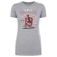 Women's 500 Level Emil Forsberg Heather Gray New York Red Bulls Feature T-Shirt