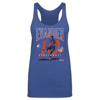 Women's 500 Level Evander Royal FC Cincinnati Feature Tank Tri-Blend Top