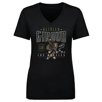 Women's 500 Level Olivier Giroud Black LAFC Feature V-Neck T-Shirt