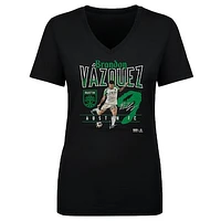 Women's 500 Level Brandon Vazquez Black Austin FC Feature V-Neck T-Shirt