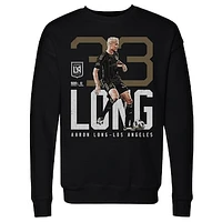 Men's 500 Level Aaron Long Black LAFC Bold Crewneck Sweatshirt