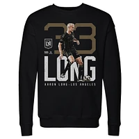 Men's 500 Level Aaron Long Black LAFC Bold Crewneck Sweatshirt