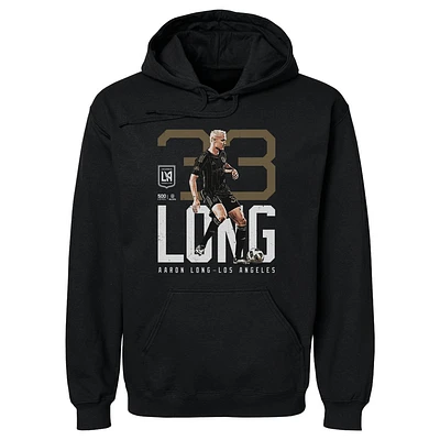 Men's 500 Level Aaron Long Black LAFC Bold Pullover Hoodie