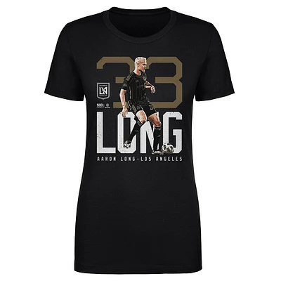 Women's 500 Level Aaron Long Black LAFC Bold T-Shirt
