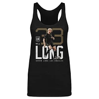 Women's 500 Level Aaron Long Black LAFC Bold Tri-Blend Tank Top
