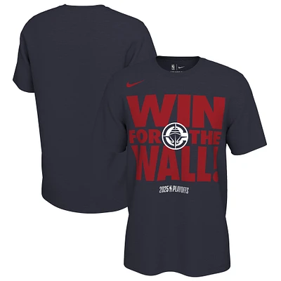Unisex Nike Navy LA Clippers 2025 NBA Playoffs On-Court Mantra T-Shirt