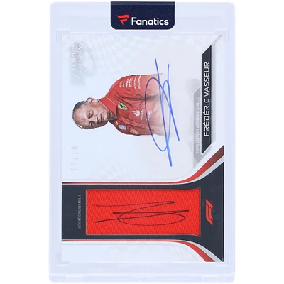 Frederic Vasseur F1 Autographed 2024 Topps Dynasty Dual Autograph Patch Relic #DAP-FVA #3/10 Card