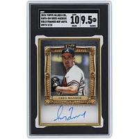 Greg Maddux Atlanta Braves Autographed 2024 Topps Gilded Collection Onyx Gold Framed HOF Autograph #HAFA-GM #3/10 SGC Authenticated 9.5/10 Card