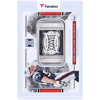 Tedy Bruschi New England Patriots 2018 Panini Impeccable Super Bowl Silver Bar #SB-7 #3/15 Card