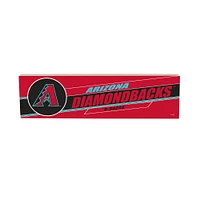 Arizona Diamondbacks 5" x 18" Shadow Logo Wood Mantle Sign