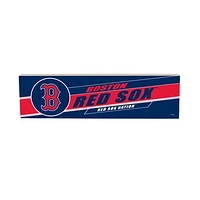 Boston Red Sox 5" x 18" Shadow Logo Wood Mantle Sign