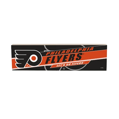 Philadelphia Flyers 5" x 18" Shadow Logo Wood Mantle Sign